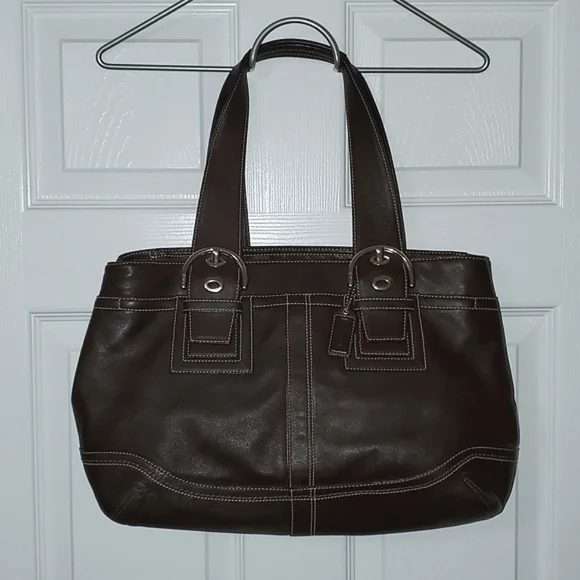 Coach Soho Brown Leather Shoulder Bag - Picture 16 of 16